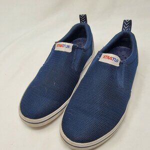 XTRATUF SHARKBYTE AIRMESH DECK SHOES BLUE QUICK DRY SNEAKERS SLIP ON Sz 7.5/5.5
